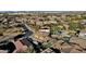 Aerial view of house, pool, and surrounding area at 18651 E Superstition Dr, Queen Creek, AZ 85142