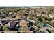 Aerial view showing house, pool, and surrounding homes at 18651 E Superstition Dr, Queen Creek, AZ 85142