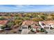 Aerial view of single story home with solar panels at 20642 N 268Th Dr, Buckeye, AZ 85396