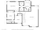 Second floor blueprint shows the primary bedroom, walk in closets, bathrooms, and additional bedrooms at 211 E Dawn Dr, Tempe, AZ 85284