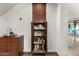 Pantry with pull-out shelving offering organized storage at 211 E Dawn Dr, Tempe, AZ 85284