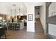 Bright and airy entryway with view of kitchen and staircase at 23393 N 73Rd Way, Scottsdale, AZ 85255