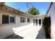 Private patio with string lights, creating a relaxing outdoor space at 3928 N Granite Reef Rd, Scottsdale, AZ 85251