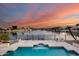 Stunning sunset view over canal with private pool at 5635 W Melinda Ln, Glendale, AZ 85308