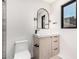 Well-lit bathroom with modern vanity, sink, and fixtures at 6331 E Earll Dr, Scottsdale, AZ 85251