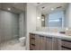 Modern bathroom with walk-in shower and stylish vanity at 7153 E Ironwood Dr, Paradise Valley, AZ 85253