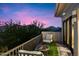 Balcony with sunset views and seating area at 8150 N 47Th St, Paradise Valley, AZ 85253