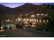 Luxury home exterior at dusk with mountain views at 8150 N 47Th St, Paradise Valley, AZ 85253