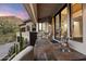 Private patio with seating; mountain views at 8150 N 47Th St, Paradise Valley, AZ 85253