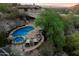 Relaxing kidney-shaped pool with spa and patio area at 8150 N 47Th St, Paradise Valley, AZ 85253