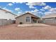 View of house from backyard with gravel area at 8732 W Granada Rd, Phoenix, AZ 85037