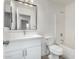 Clean bathroom, white vanity, and bathtub at 8732 W Granada Rd, Phoenix, AZ 85037