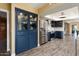 Kitchen with built-in hutch and stainless steel appliances at 10377 W White Mountain Rd, Sun City, AZ 85351