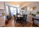 Cozy dining nook with natural light, complemented by a view and modern decor at 10906 W Boswell Blvd, Sun City, AZ 85373