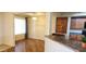 Bright dining area with wood flooring and a window at 1331 W Baseline Rd # 257, Mesa, AZ 85202