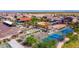 Aerial view of community amenities including pool, pickleball and tennis courts at 18094 W Sand Hills Dr, Surprise, AZ 85387