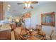 Charming dining area with views of the kitchen and living room, ready for entertaining at 1885 E Sycamore E Rd, Casa Grande, AZ 85122