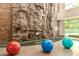 Indoor fitness area with climbing wall and exercise balls at 2303 N General Dr, Florence, AZ 85132