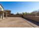 Large backyard with block wall and plenty of space at 3307 W Leodra Ln, Phoenix, AZ 85041