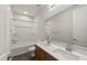 Bathroom with double vanity and bathtub at 7163 W Oberlin Way, Peoria, AZ 85383