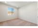 Bedroom with neutral carpet and one window at 7163 W Oberlin Way, Peoria, AZ 85383