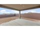 Covered patio with view of desert landscape at 7163 W Oberlin Way, Peoria, AZ 85383