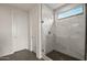 Modern shower with marble tile and glass enclosure at 7163 W Oberlin Way, Peoria, AZ 85383