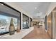 Hallway with large windows that bring the outdoors in at 10040 E Happy Valley Rd # 300, Scottsdale, AZ 85255
