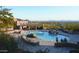 Gorgeous community pool featuring a spacious patio deck and scenic views at 10040 E Happy Valley Rd # 300, Scottsdale, AZ 85255