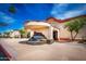 Community entrance with a water fountain at 11132 E Bellflower Ct, Sun Lakes, AZ 85248