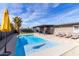 Relaxing rectangular pool with patio lounge chairs at 1203 E Marny Rd, Tempe, AZ 85288