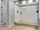 Large walk-in shower with glass enclosure in a modern bathroom at 15787 W Mariposa Grande --, Surprise, AZ 85387