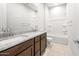Bathroom featuring double sinks and new fixtures at 18169 E Bronco Dr, Queen Creek, AZ 85142