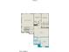 Second floor plan showcasing a loft, 2 bedrooms, and 2 full baths at 18172 E Tiffany Dr, Queen Creek, AZ 85142