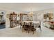 Formal dining room with a chandelier and large table at 26622 S Beech Creek Dr, Sun Lakes, AZ 85248