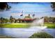 Scenic golf course view with pond and fountain at 26622 S Beech Creek Dr, Sun Lakes, AZ 85248
