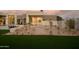 Beautiful desert landscaping and path leading up to the open-air patio of this modern home at 5327 N Invergordon Rd, Paradise Valley, AZ 85253