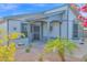 Mobile home features a covered patio and desert landscaping at 8500 E Southern Ave # 577, Mesa, AZ 85209