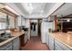 Bright kitchen with ample counter space and gray cabinets at 9823 W Pacifico Dr, Arizona City, AZ 85123