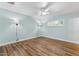 Spacious bedroom with hardwood floors and a ceiling fan at 1101 E Marlette Ave, Phoenix, AZ 85014