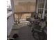 Relaxing porch featuring lattice, outdoor seating, and decor at 11411 N 91St Ave # 225, Peoria, AZ 85345