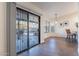 Kitchen with sliding door leading to backyard patio at 1326 E Clearwater Ln, Gilbert, AZ 85234