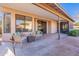 Relaxing patio with seating and covered area at 1326 E Clearwater Ln, Gilbert, AZ 85234