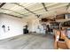 Spacious garage with ample storage and an electric car charger at 15047 S 178Th Dr, Goodyear, AZ 85338