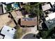 Top-down view of the house, showing the lot and solar panels at 15201 N 25Th St, Phoenix, AZ 85032