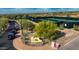 Community tennis courts with fencing, desert landscaping and neighborhood parking at 17763 N 93Rd Way, Scottsdale, AZ 85255