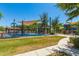 Community water play area with shade structures at 26686 W Piute Ave, Buckeye, AZ 85396