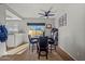 Bright dining area with table and chairs, and access to a patio at 2955 N Oregon St # 9, Chandler, AZ 85225