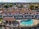 Community pool and spa with covered patio area at 2955 N Oregon St # 9, Chandler, AZ 85225