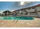 Inviting community pool with surrounding patio at 2955 N Oregon St # 9, Chandler, AZ 85225